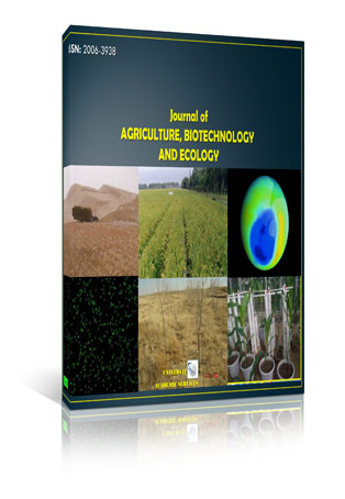 Cover of The Journal of Agriculture, Biotechnology and Ecology, ISSN 2006-3938